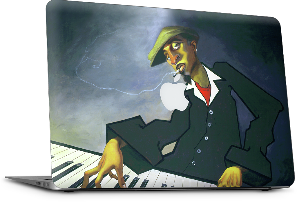 Piano Man II MacBook Skin