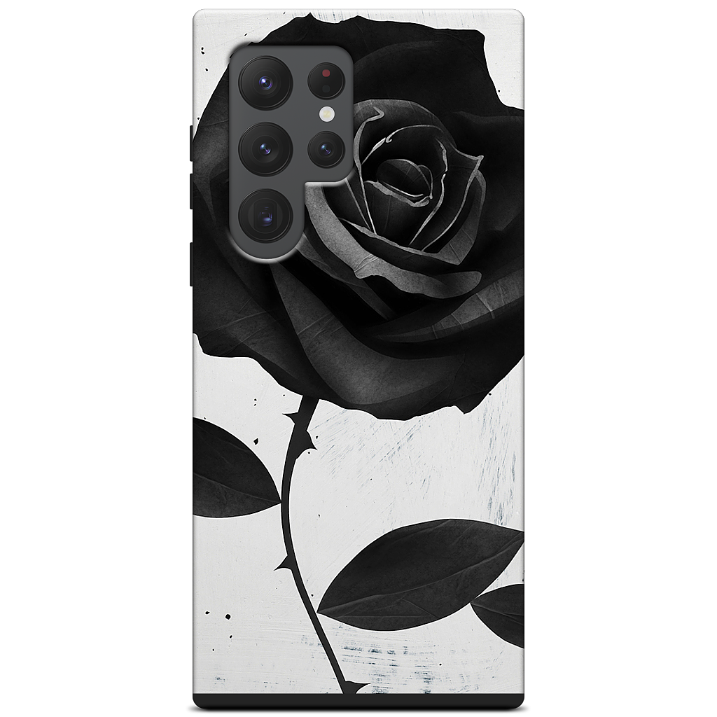Fabric Rose Samsung Case
