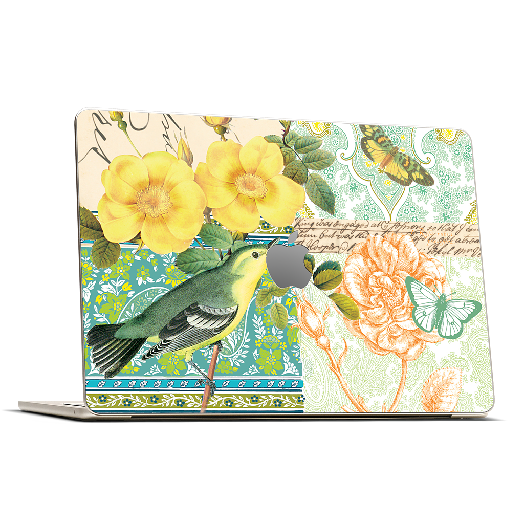 Yellow Bird MacBook Skin