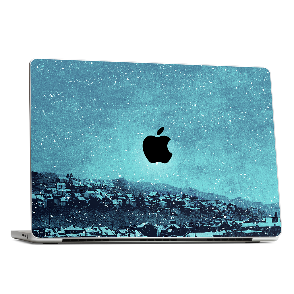 "we wait out the storm, and i am floored" MacBook Skin