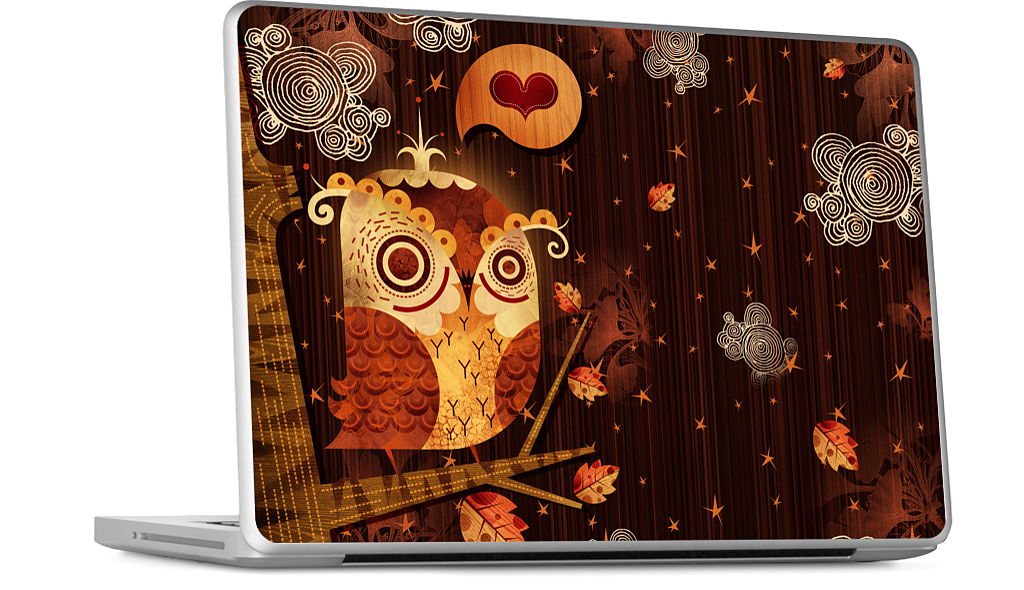 The Enamored Owl MacBook Skin