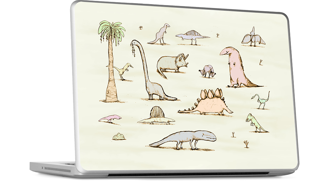Dinosaurs MacBook Skin