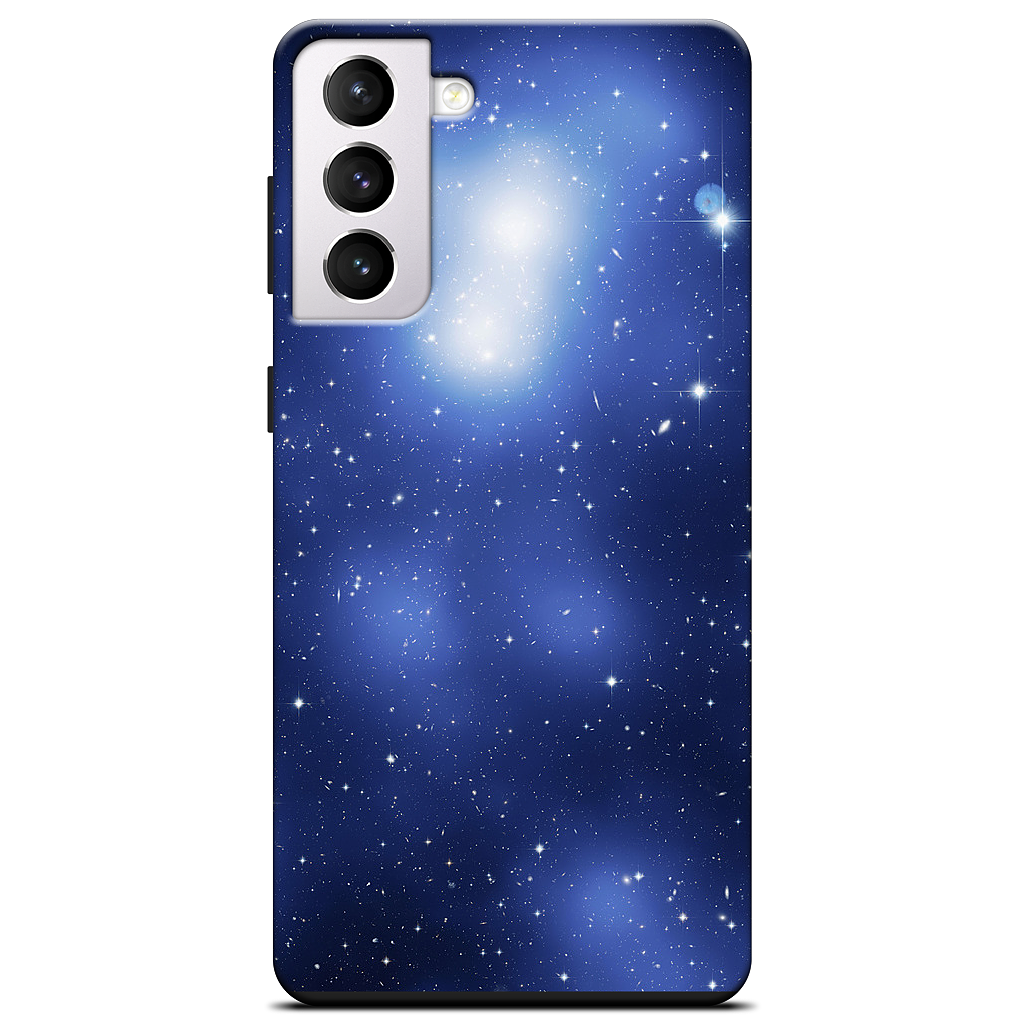 Galaxy Cluster Blue Samsung Case