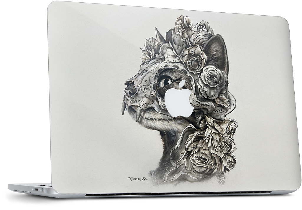 Muerte Cat  MacBook Skin