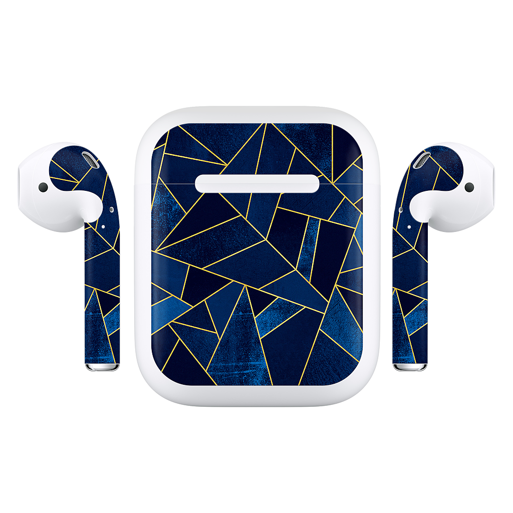 Blue Stone / Gold Lines AirPods