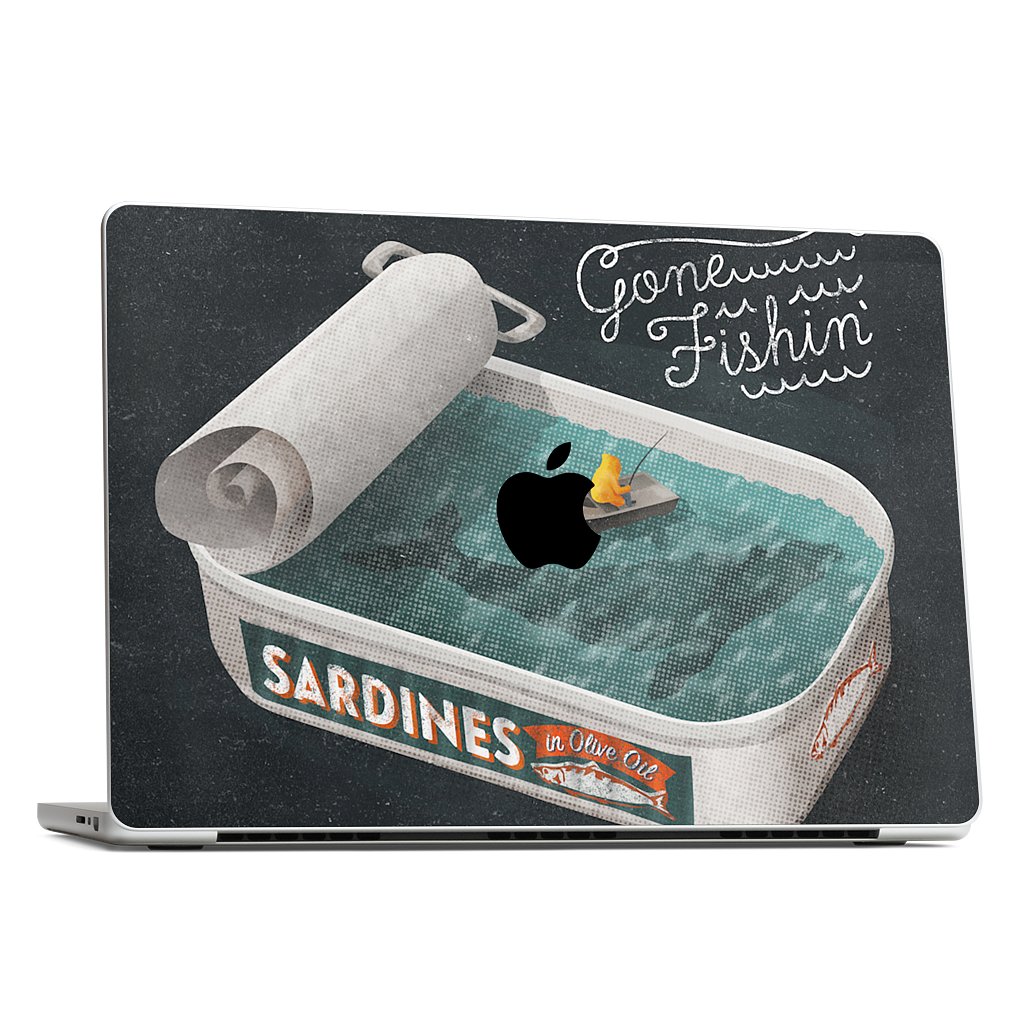Gone Fishin' MacBook Skin