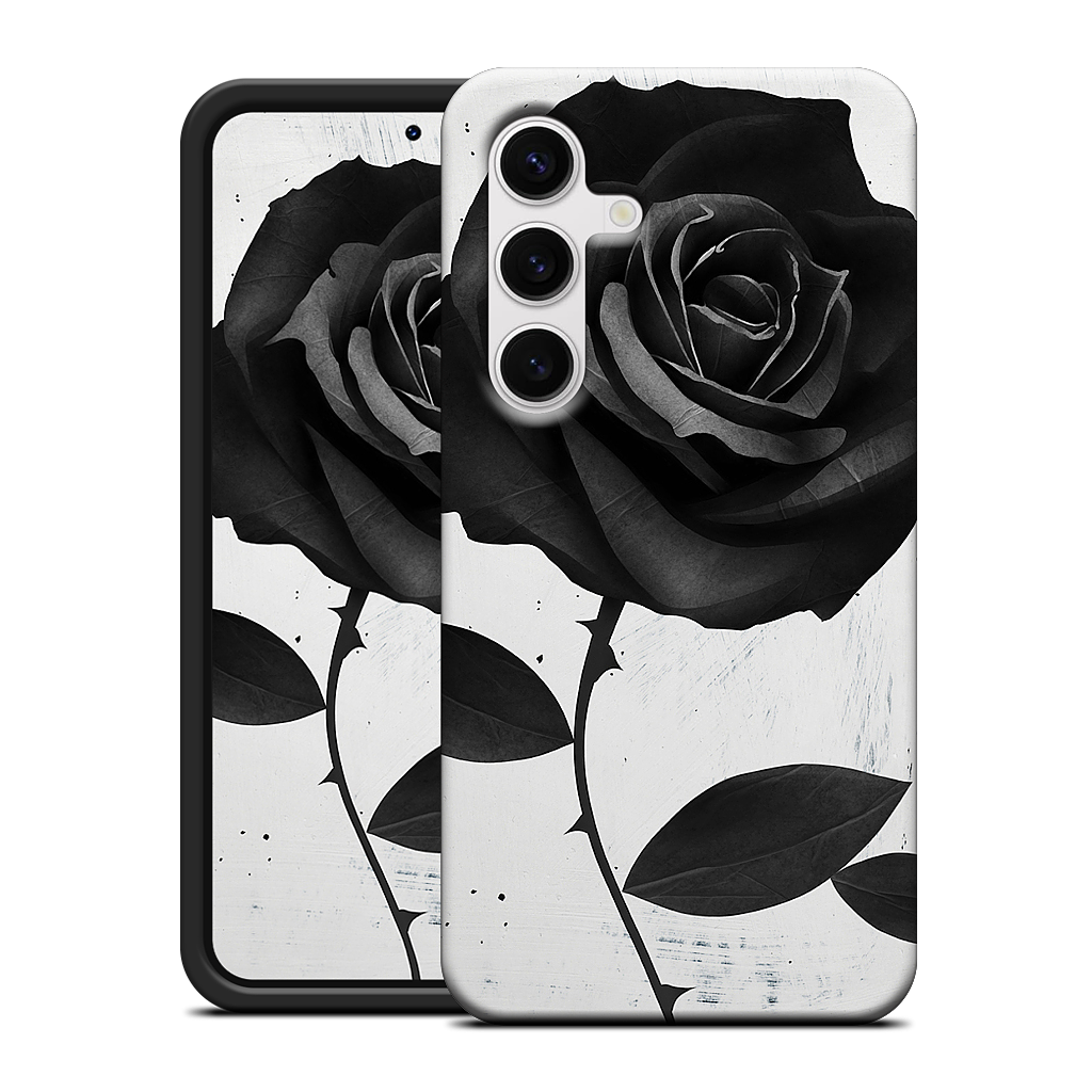 Fabric Rose Samsung Case