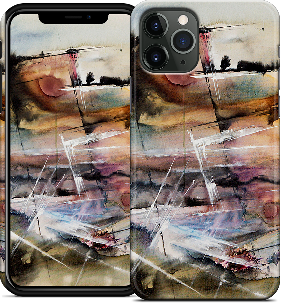 Driving at Dusk iPhone Case