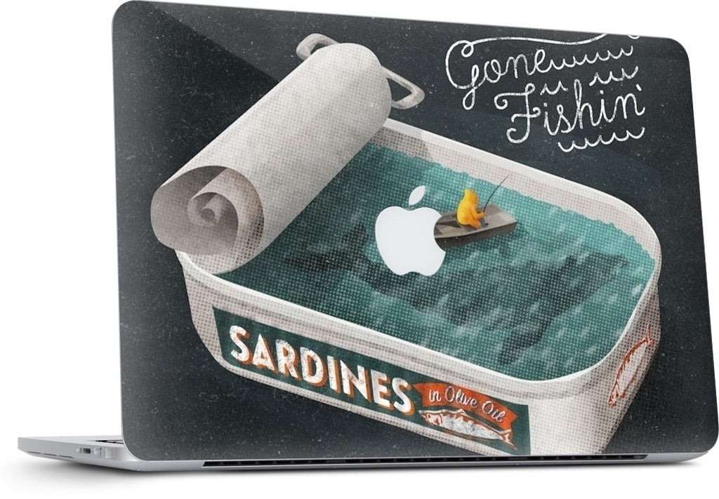 Gone Fishin' MacBook Skin