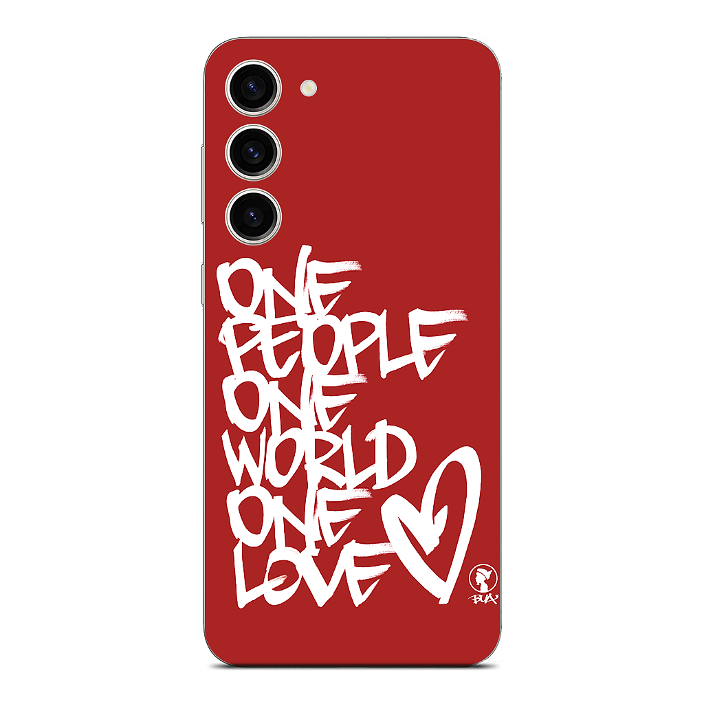 One People, One World, One Love Samsung Skin