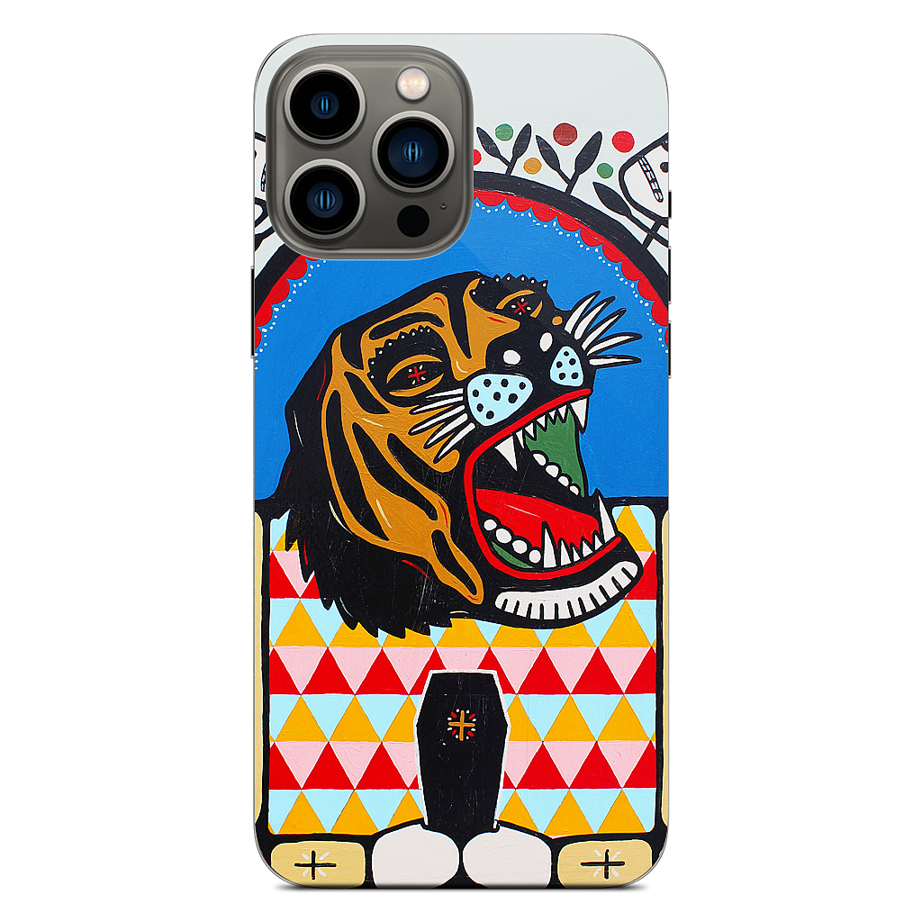 Tiger Coffin iPhone Skin