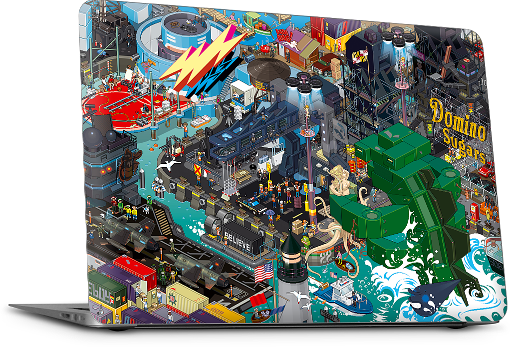 Baltimore Docks MacBook Skin