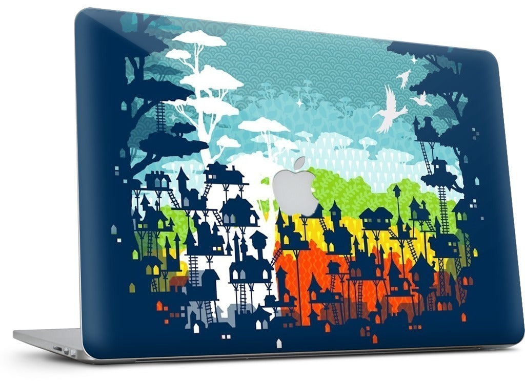Rainforest City MacBook Skin