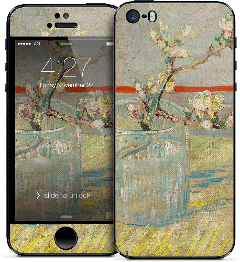 Spring of Flowering Almond in a Glass iPhone Skin