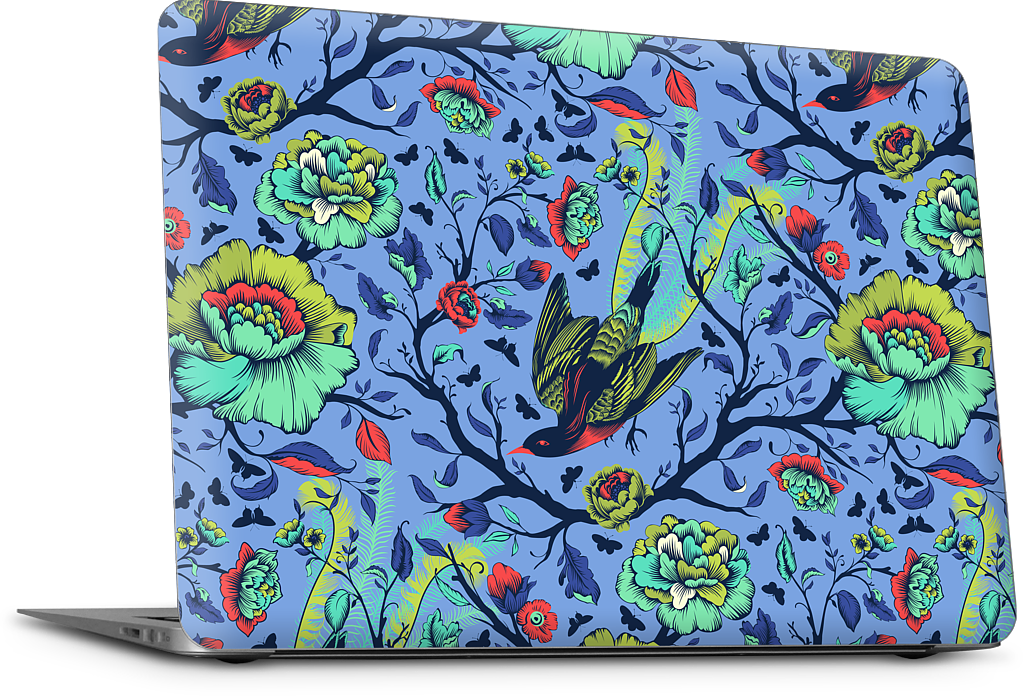 Tail Feathers Lupine MacBook Skin