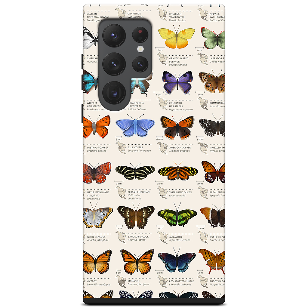 42 North American butterflies Samsung Case