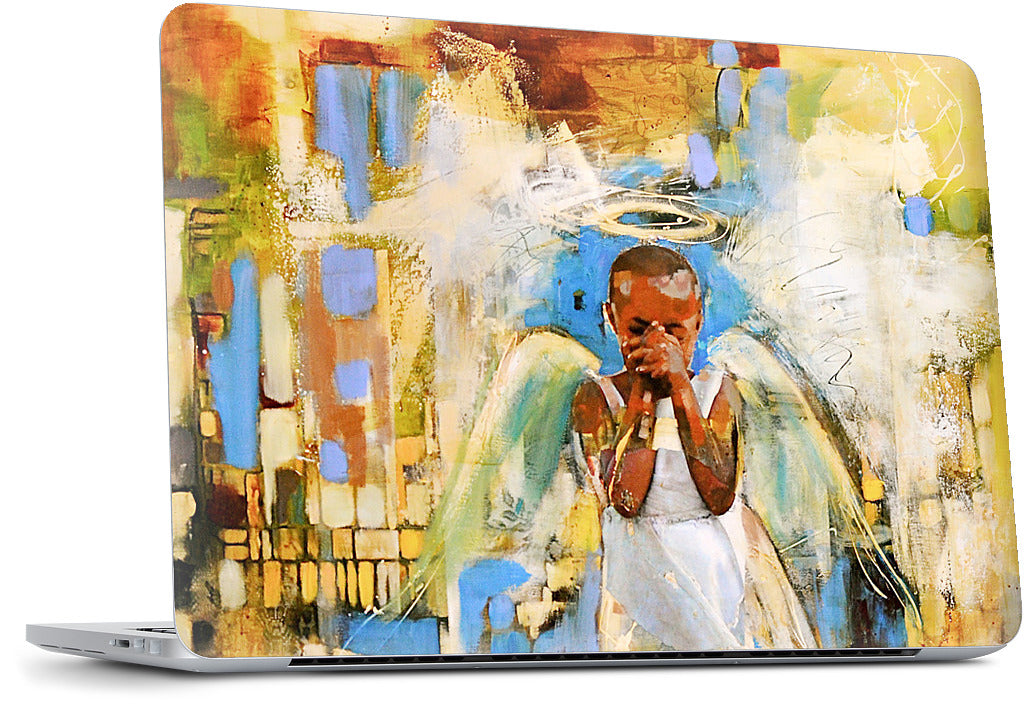 Shy Angel MacBook Skin
