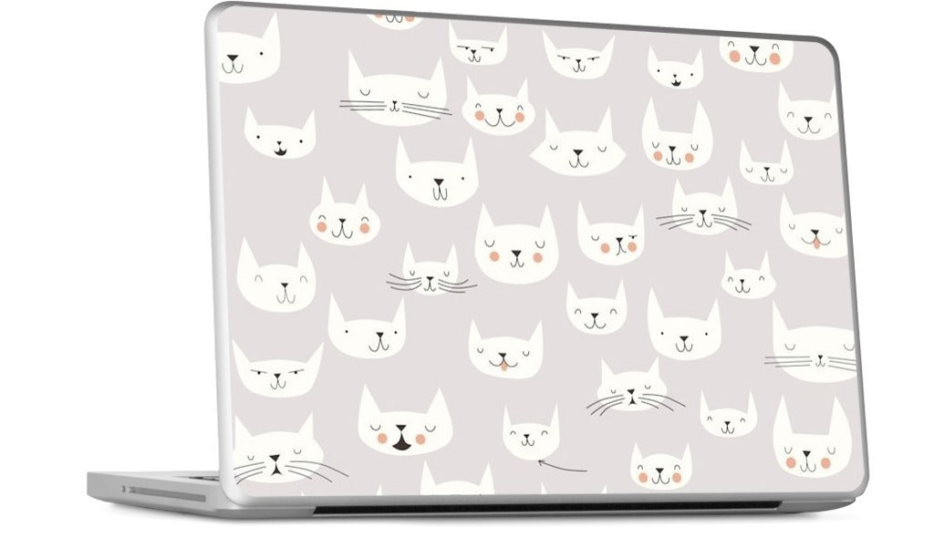 Cat Faces MacBook Skin
