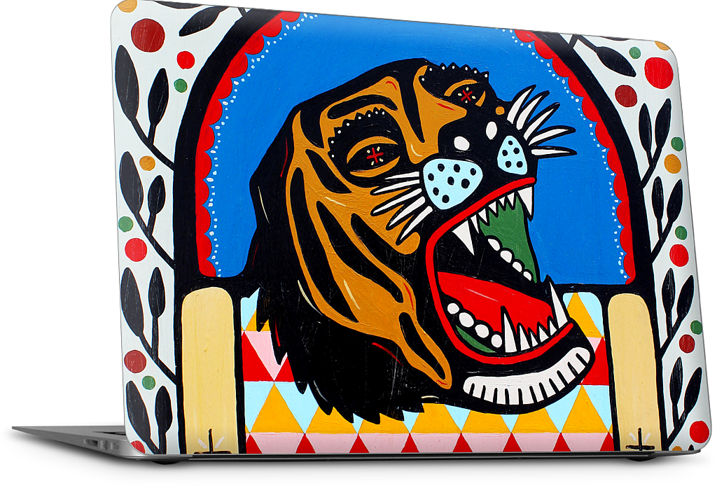 Tiger Coffin MacBook Skin