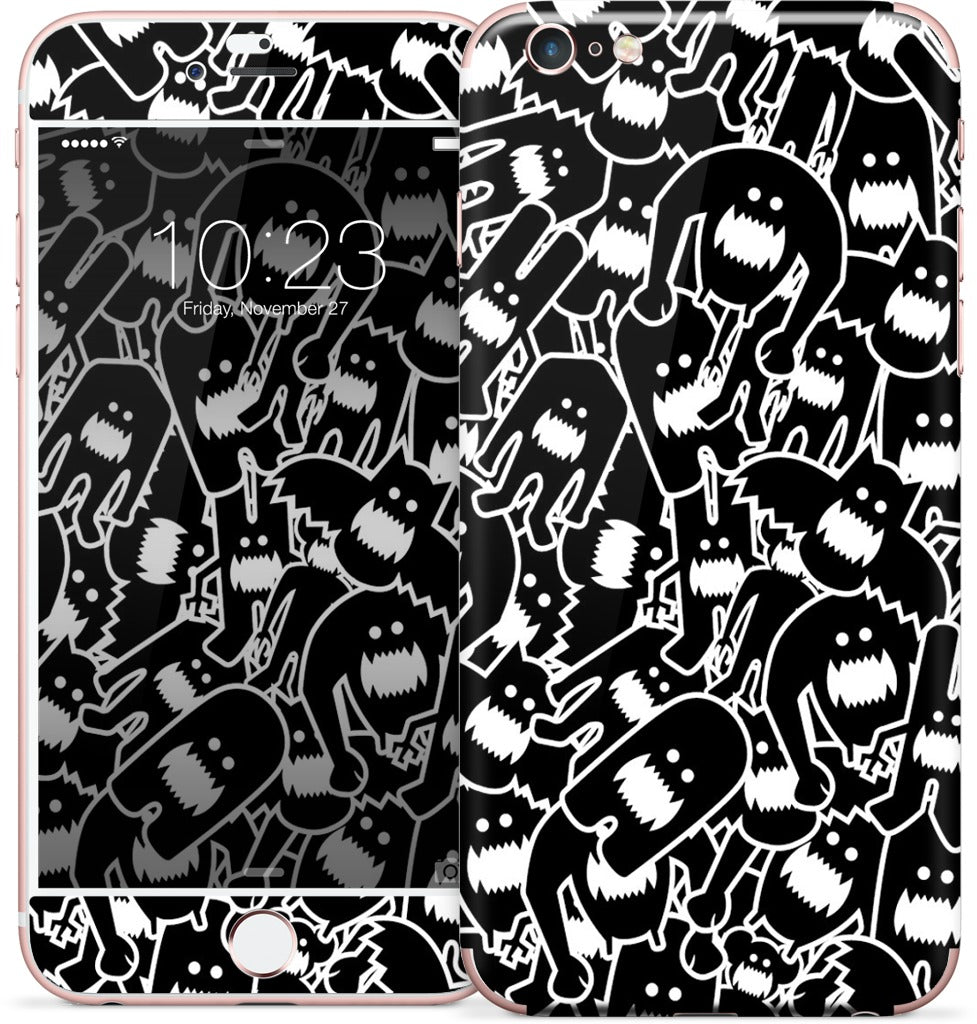 Monster Collage 2 iPhone Skin