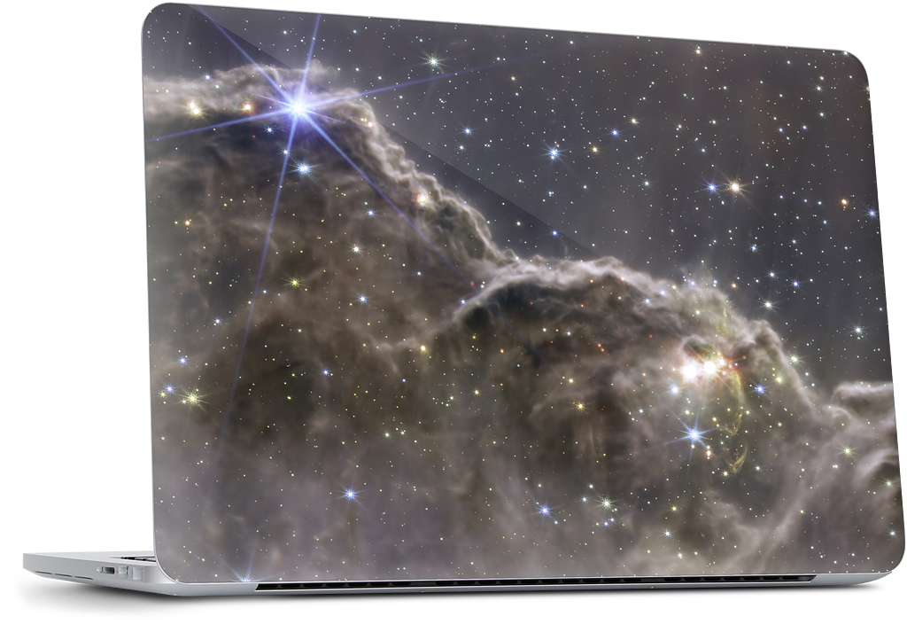 Cosmic Cliffs of Carina (MIRI and NIRCam Image) MacBook Skin