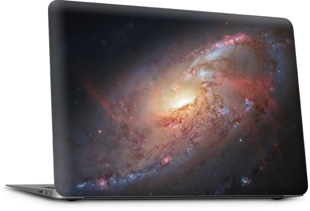 M106 Spiral Galaxy MacBook Skin