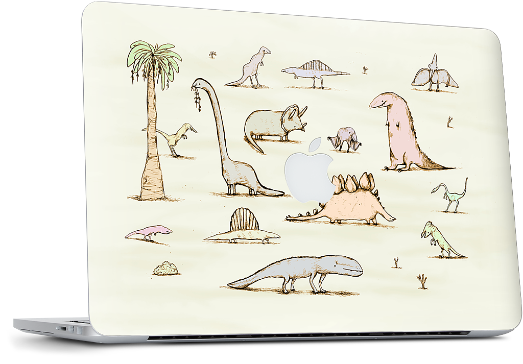 Dinosaurs MacBook Skin