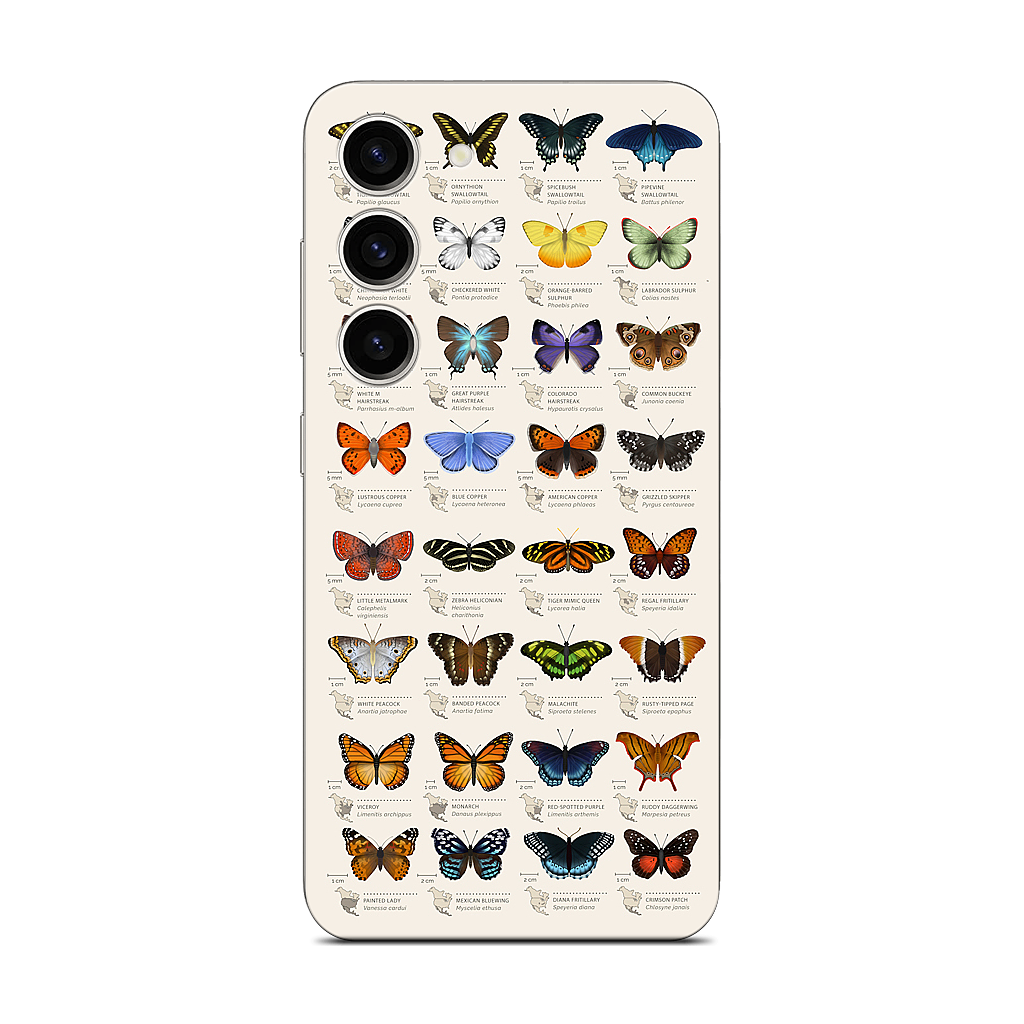 42 North American butterflies Samsung Skin