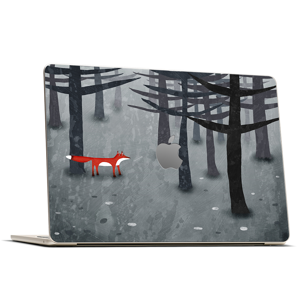 The Fox and the Forest MacBook Skin