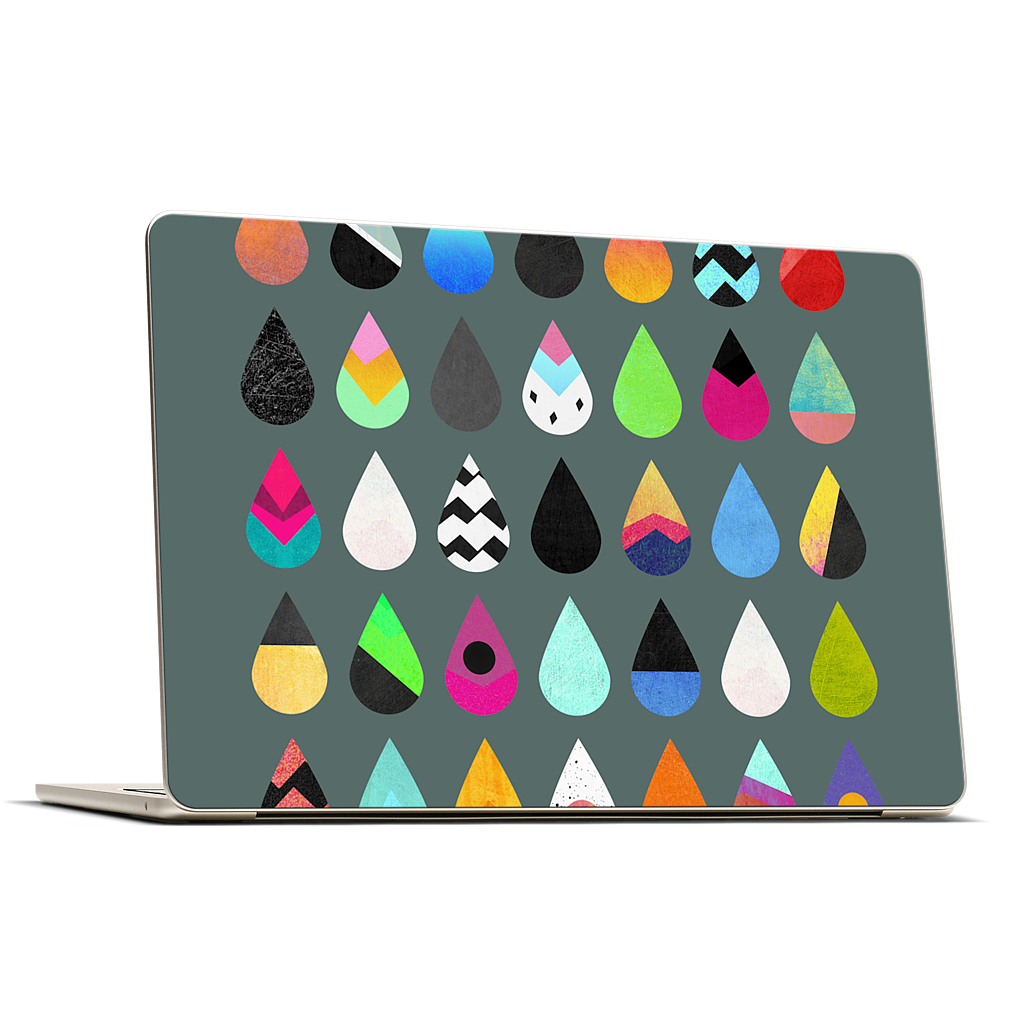 Colorful Rain MacBook Skin