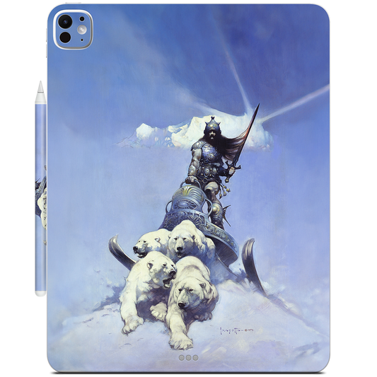 Silver Warrior iPad Skin