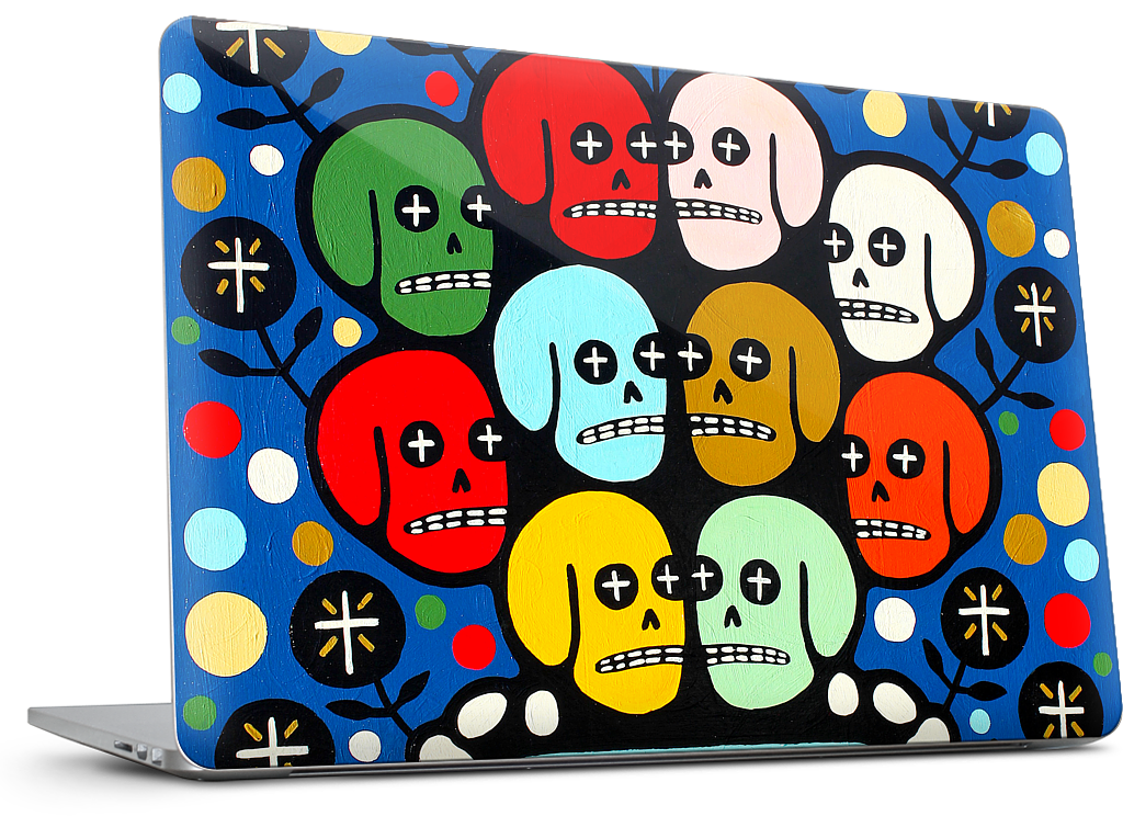 The Many Colors Of Death MacBook Skin