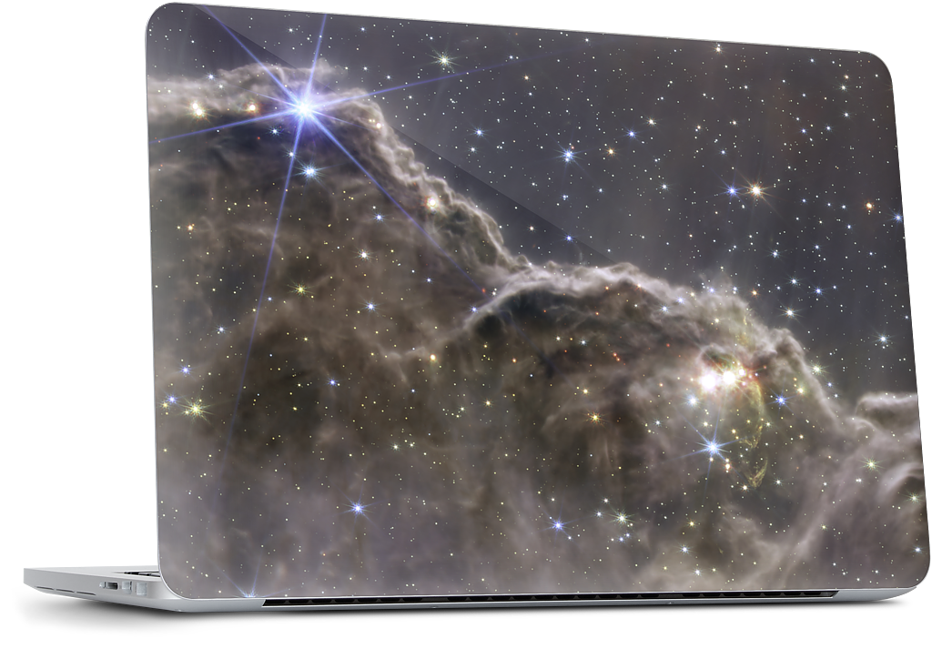 Cosmic Cliffs of Carina (MIRI and NIRCam Image) MacBook Skin