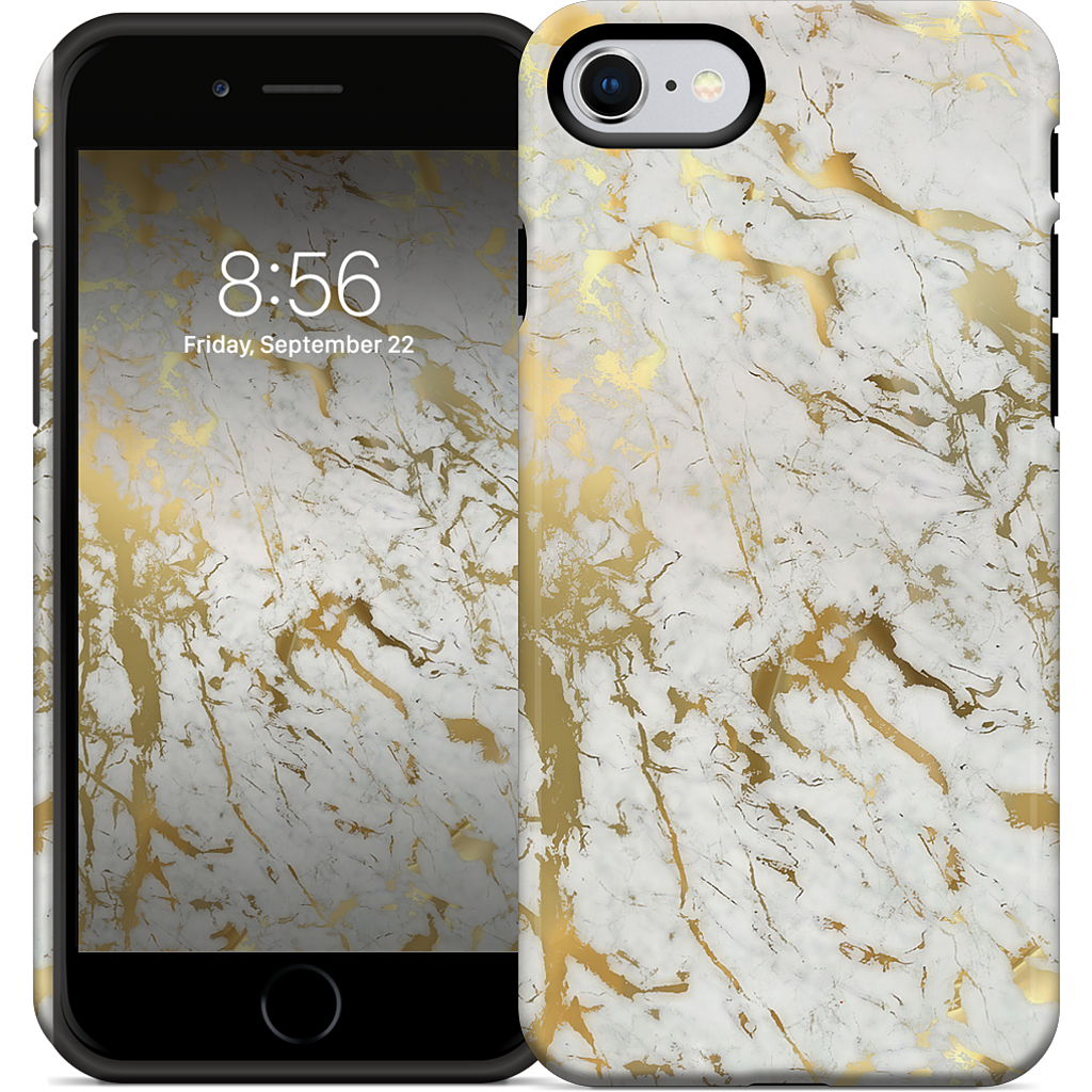 Gold Marble iPhone Case