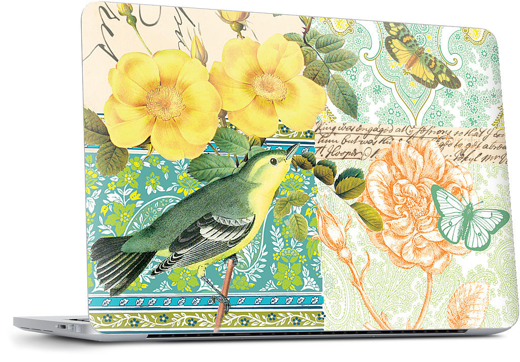 Yellow Bird MacBook Skin