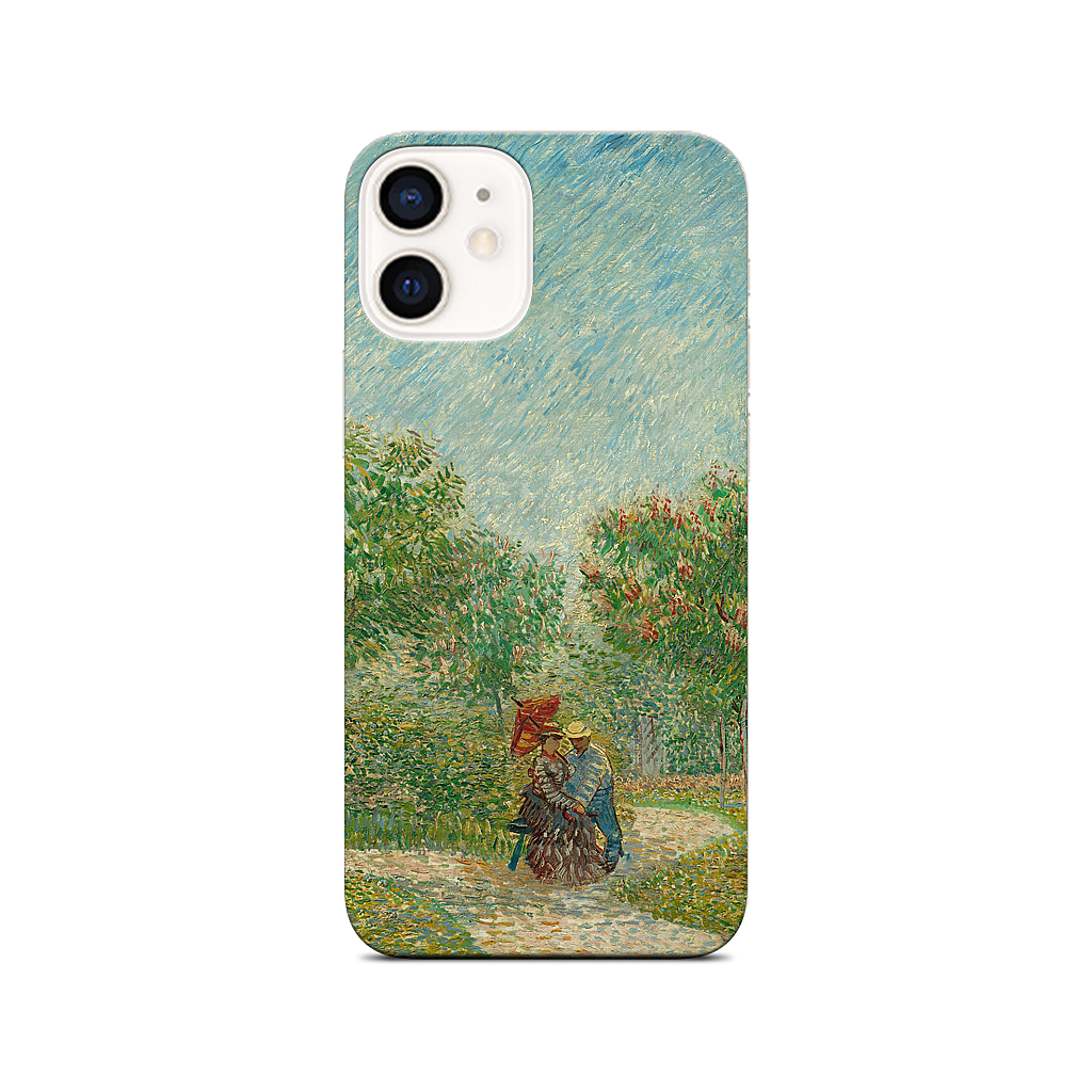 Garden with Courting Couples iPhone Skin