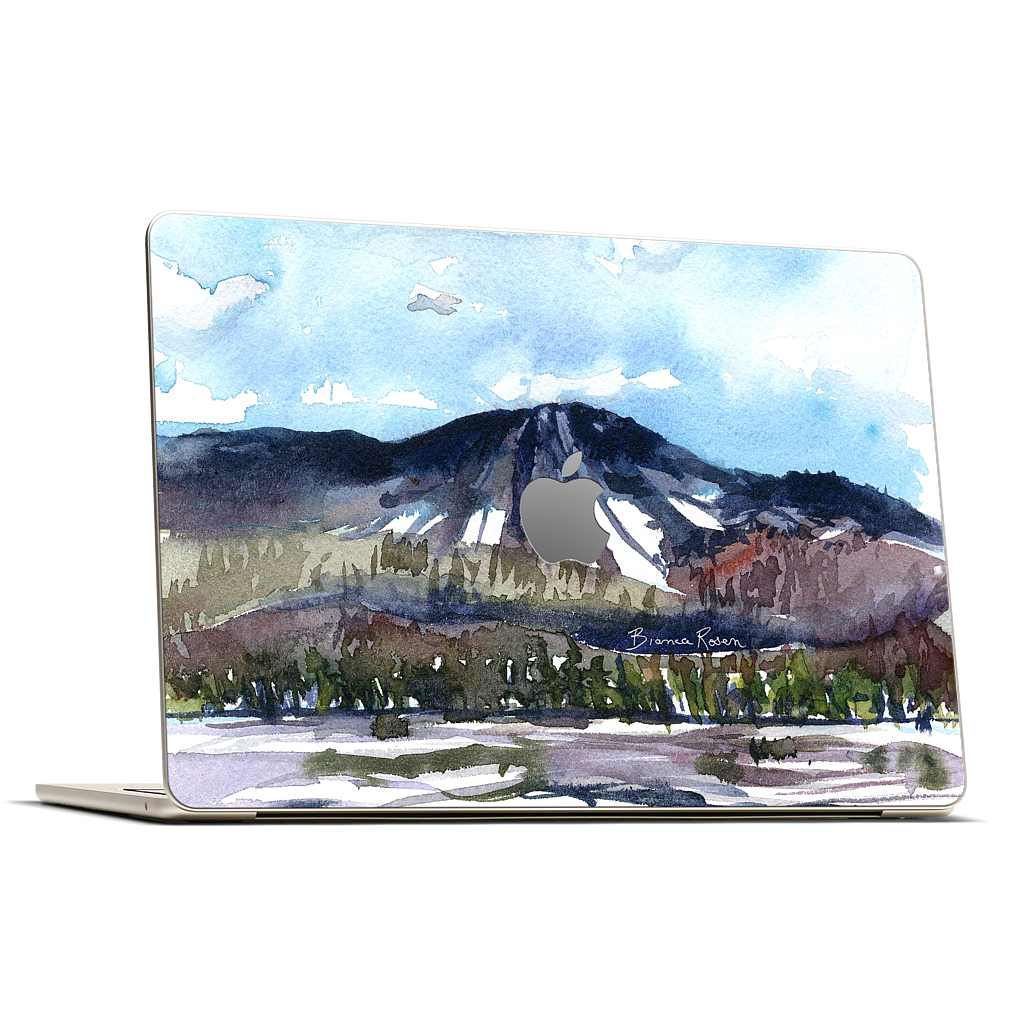 Ski Mountain MacBook Skin