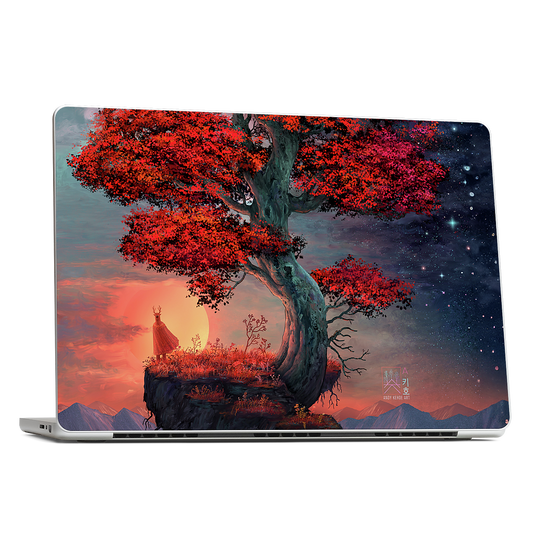 Light & Dark in Equal Parts MacBook Skin