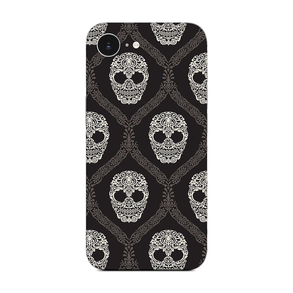 Skull Damask iPhone Skin