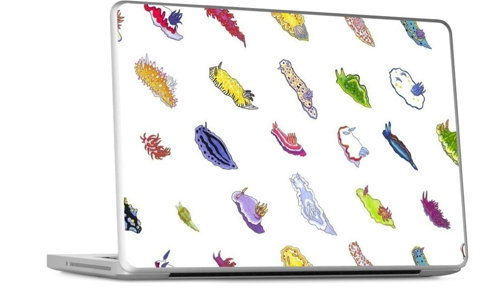 Nudibranch White MacBook Skin