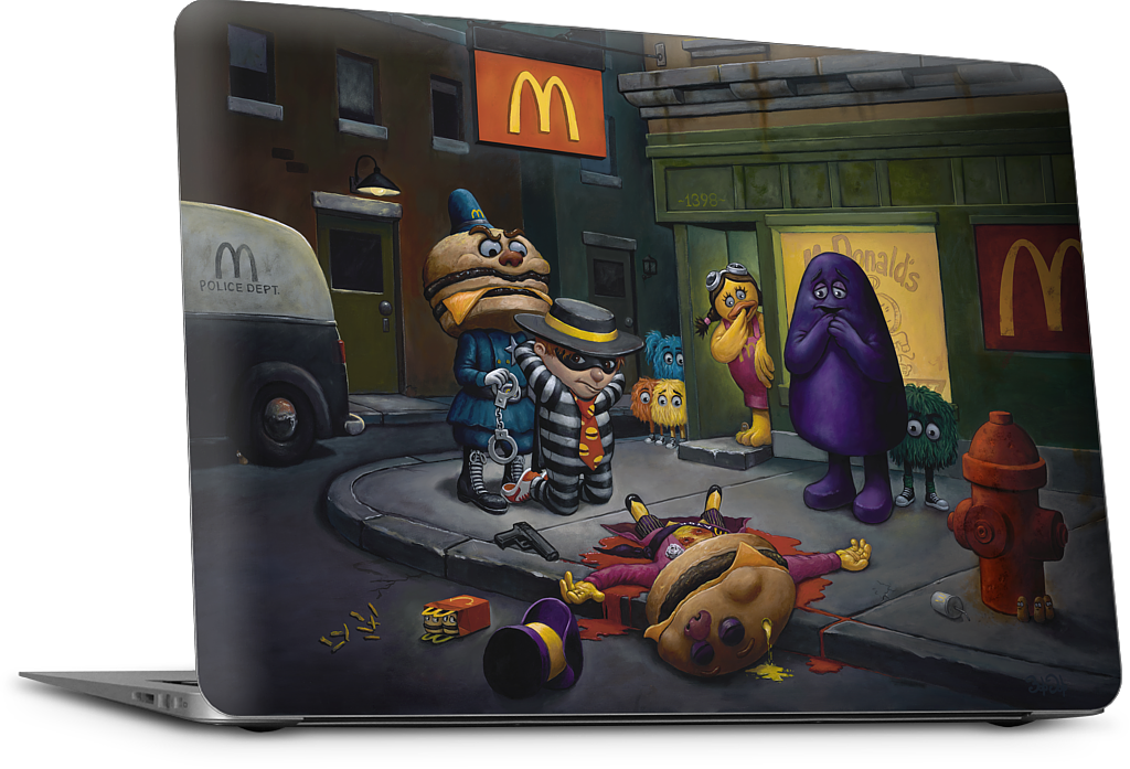 McCheese Gets Greased MacBook Skin