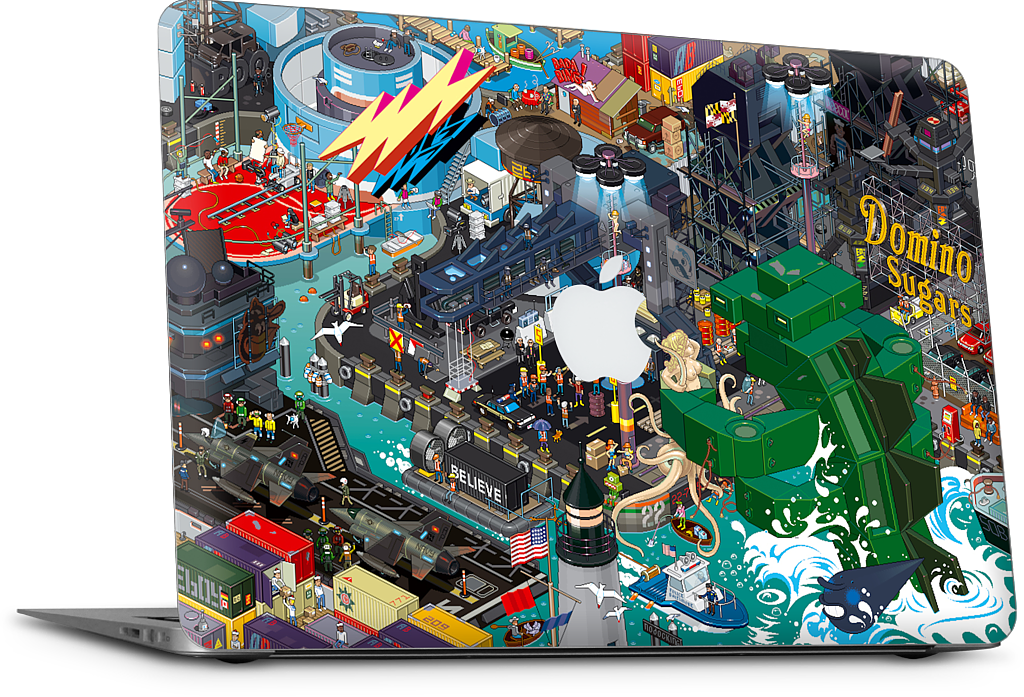 Baltimore Docks MacBook Skin