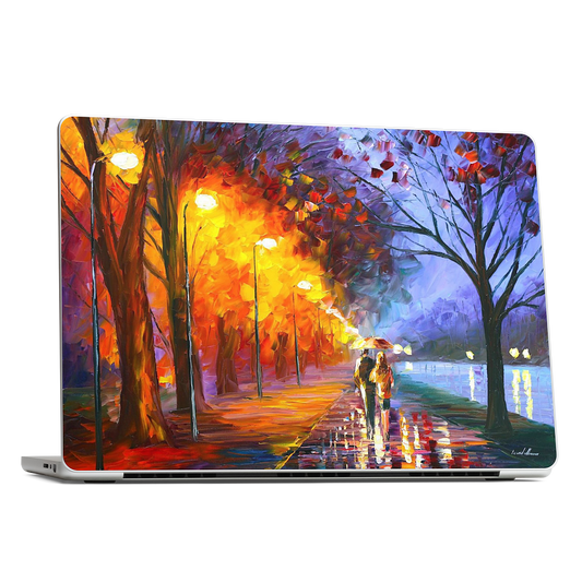 ALLEY BY THE LAKE by Leonid Afremov MacBook Skin