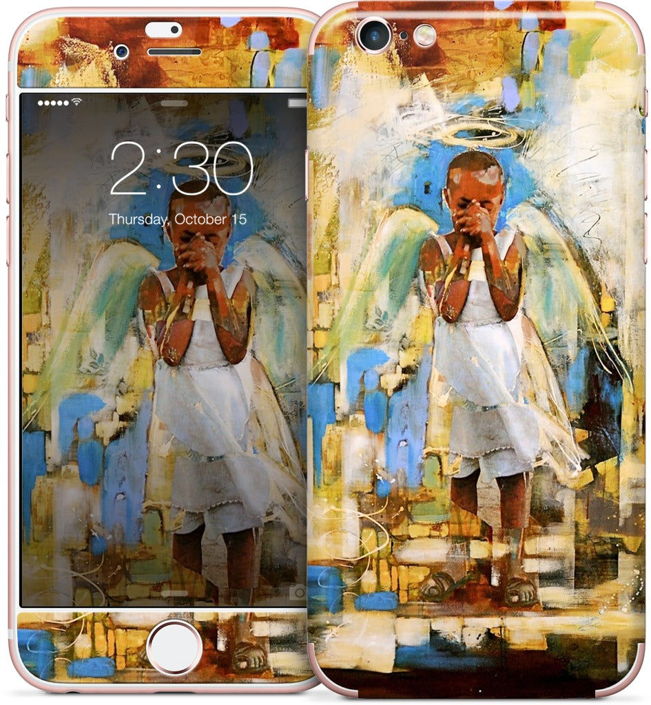 Shy Angel iPhone Skin