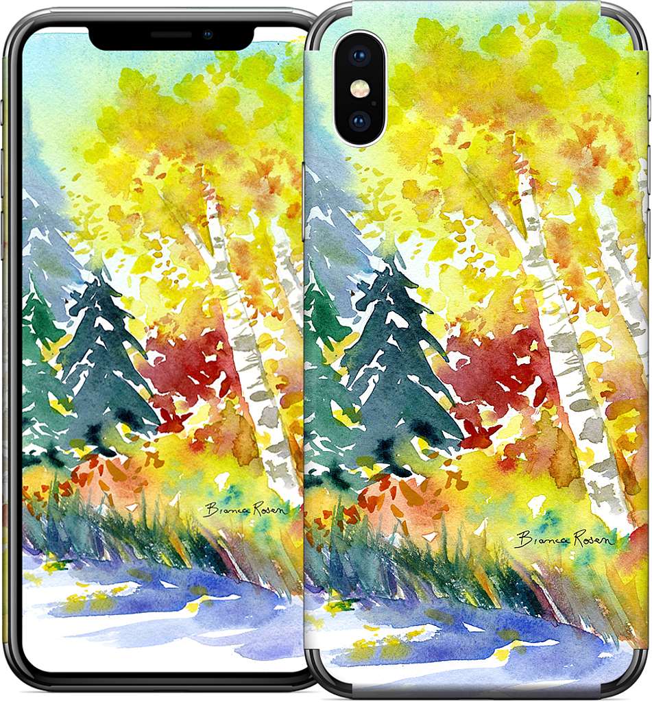Fall Trees iPhone Skin
