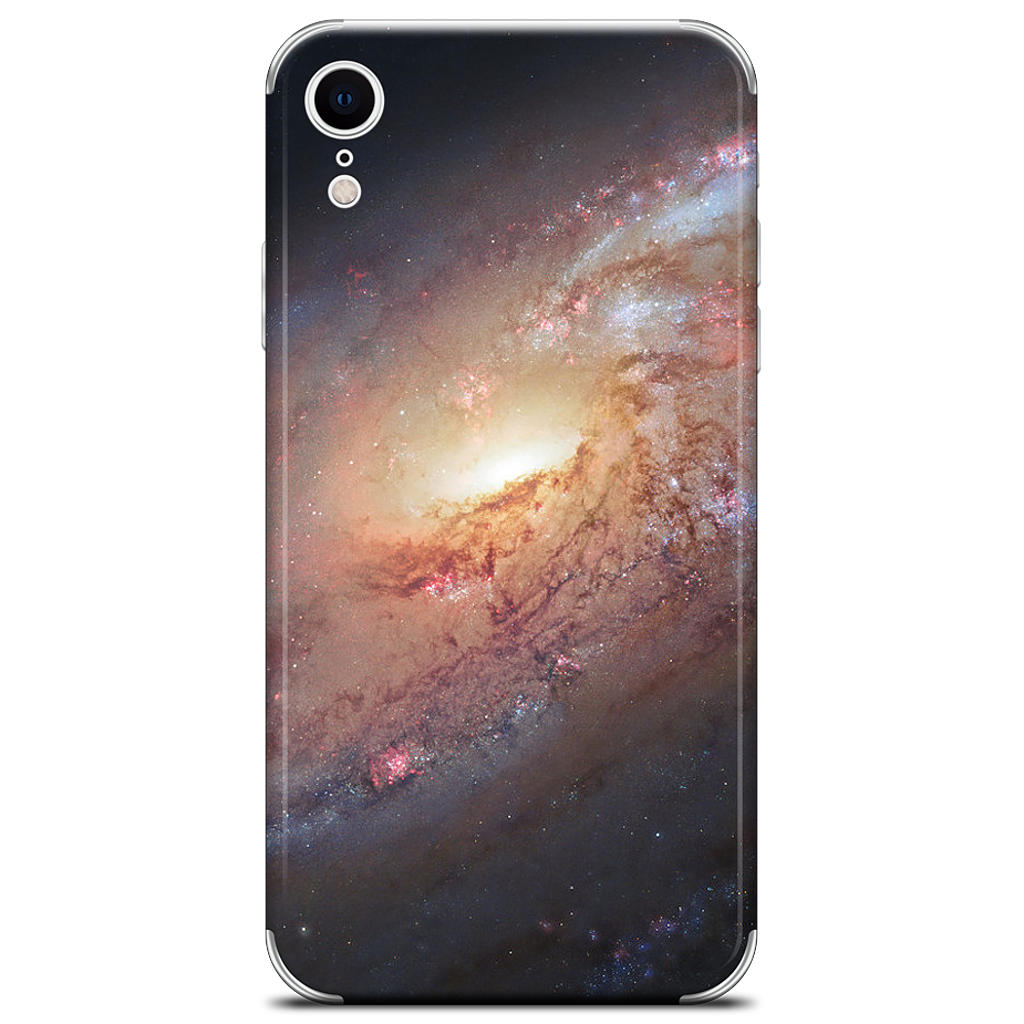 M106 Spiral Galaxy iPhone Skin