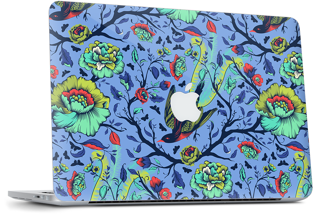 Tail Feathers Lupine MacBook Skin