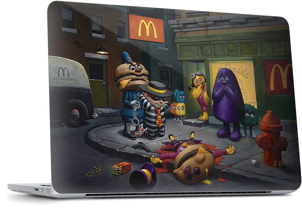 McCheese Gets Greased MacBook Skin