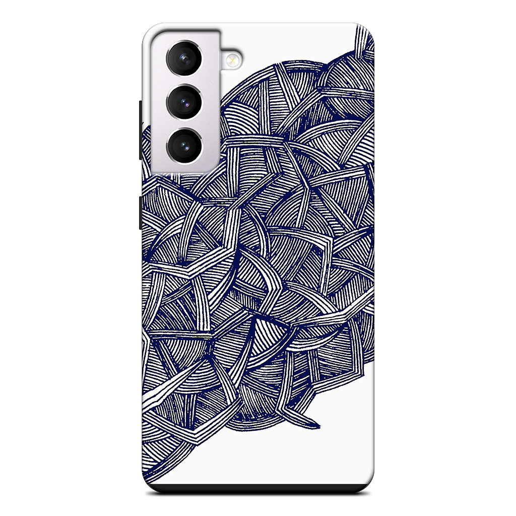blue lines Samsung Case