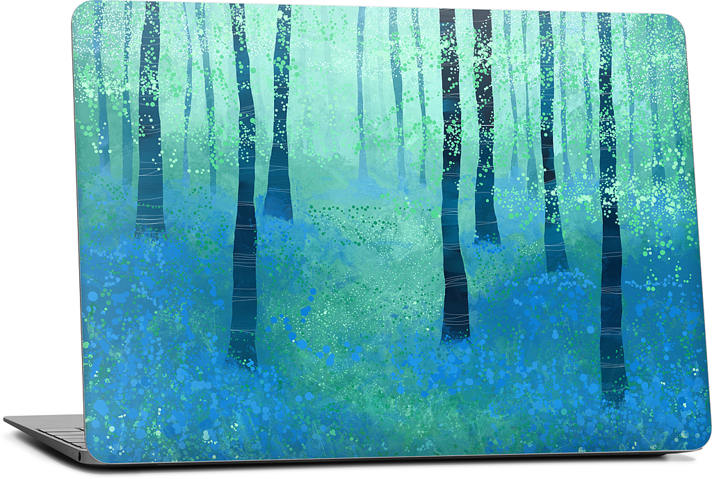 Bluebells Challock MacBook Skin